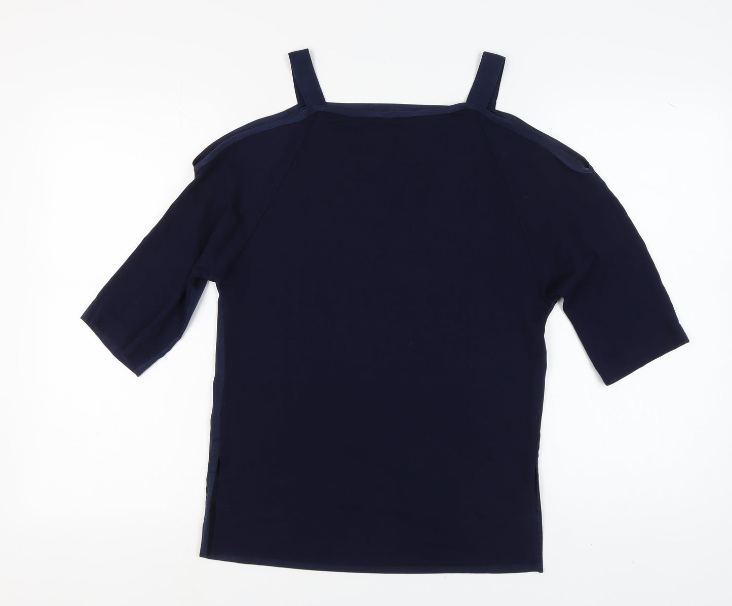 Womens UK Size 8 Marks and Spencer Blue Basic Blouse
