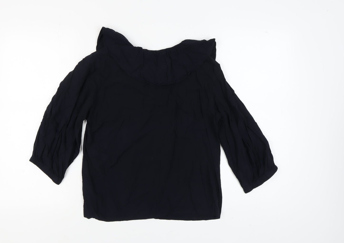 JW Anderson Uniqlo Black 3/4 Sleeve Tunic Blouse S