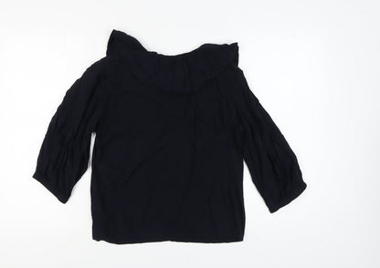 JW Anderson Uniqlo Black 3/4 Sleeve Tunic Blouse S