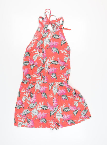 Oasis Women's Red Floral Jumpsuit, Medium - Summer Essential