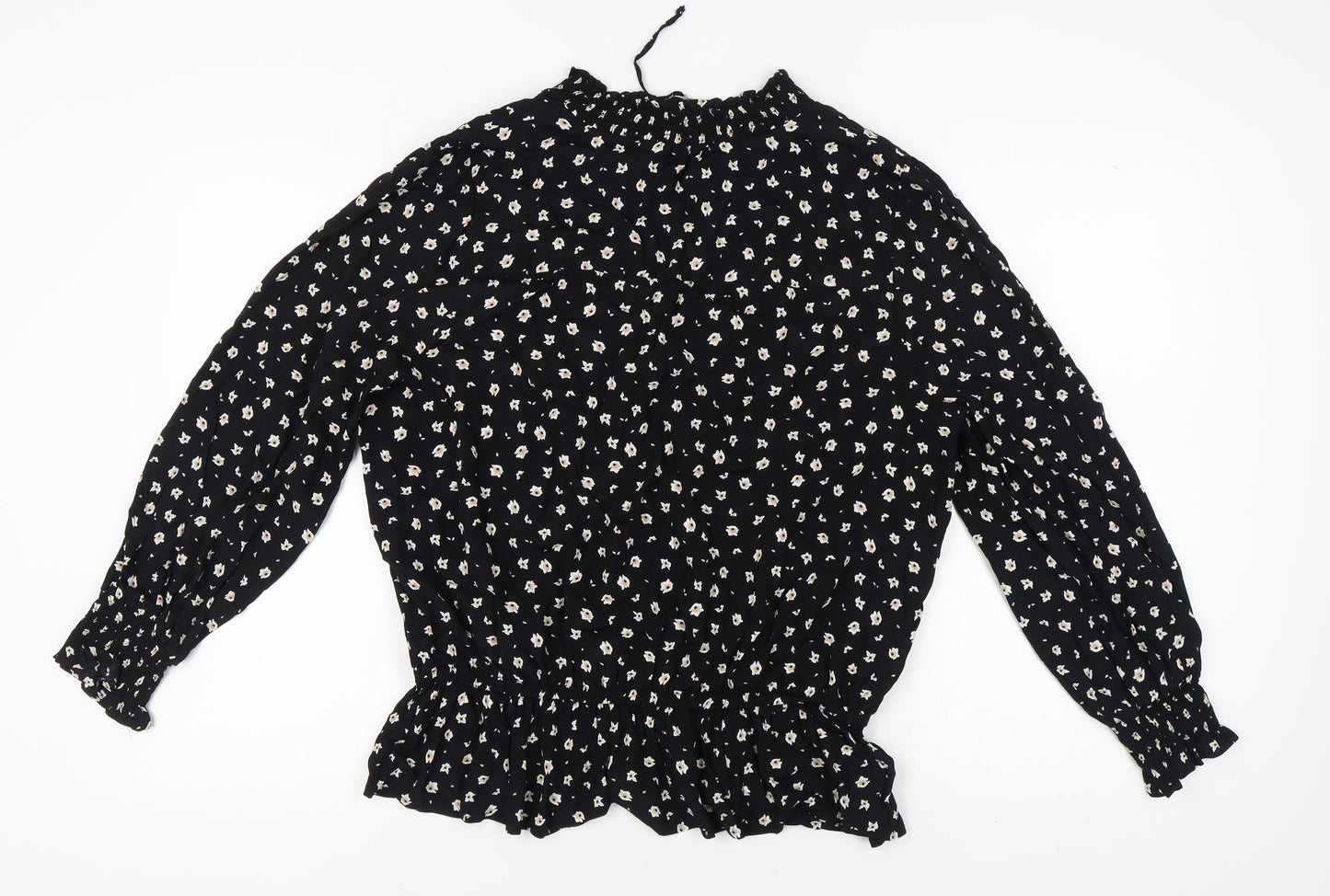 Womens UK Size 18 Marks and Spencer Black Basic Blouse