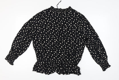 Womens UK Size 18 Marks and Spencer Black Basic Blouse