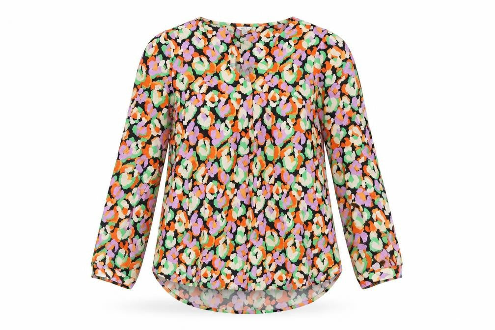 Womens UK Size 12 M&Co Multicoloured Basic Blouse