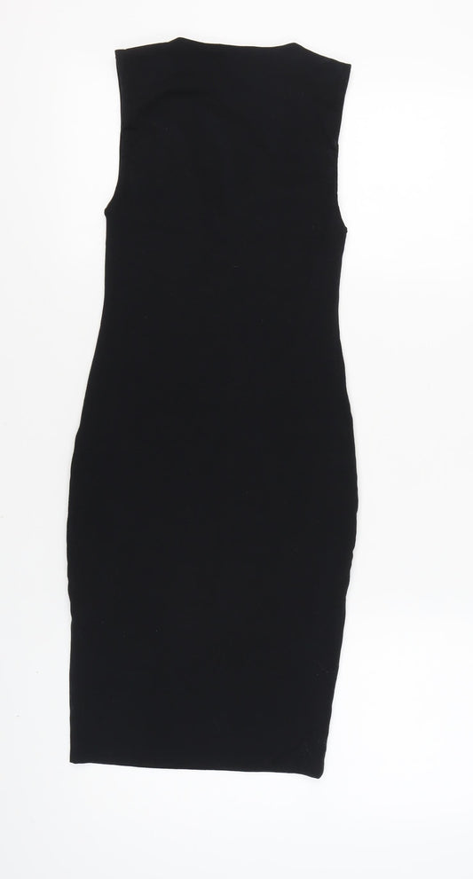 Kookai Women's Black Bodycon Dress Size 8
