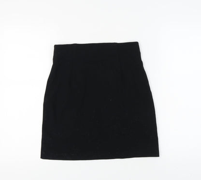 Marks and Spencer Black Pencil Skirt, Size 10, Elegant