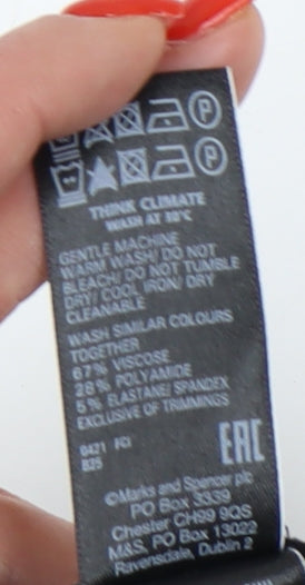 Marks and Spencer Black Pencil Skirt, Size 10, Elegant