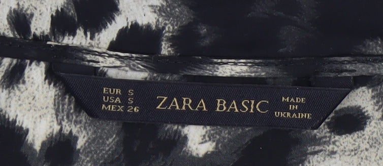 Zara Basic Women's Multicoloured Animal Print Dress