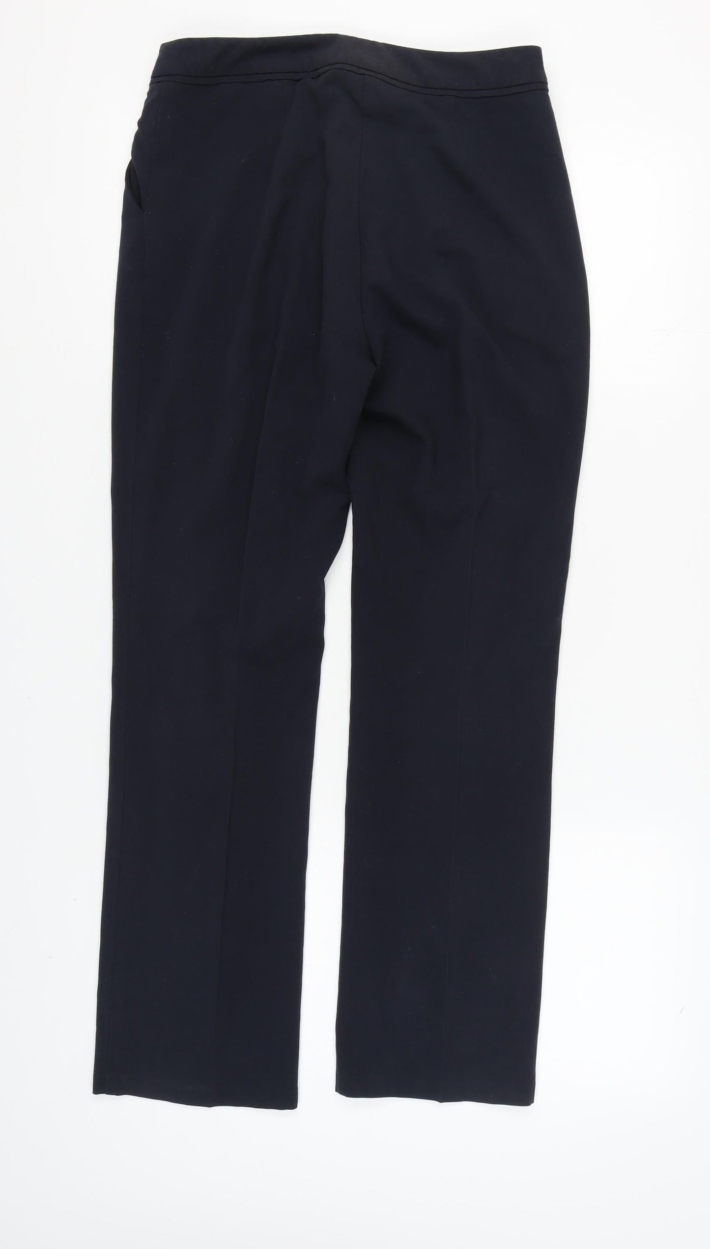Womens UK Size 10 Marks and Spencer Regular Fit Workwear Black Trousers
