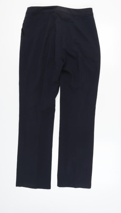 Womens UK Size 10 Marks and Spencer Regular Fit Workwear Black Trousers