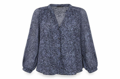Womens UK Size 8 New Look Multicoloured Basic Blouse