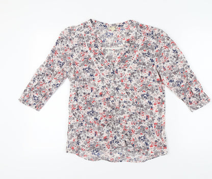 Womens UK Size 10 Monsoon Multicoloured Basic Blouse