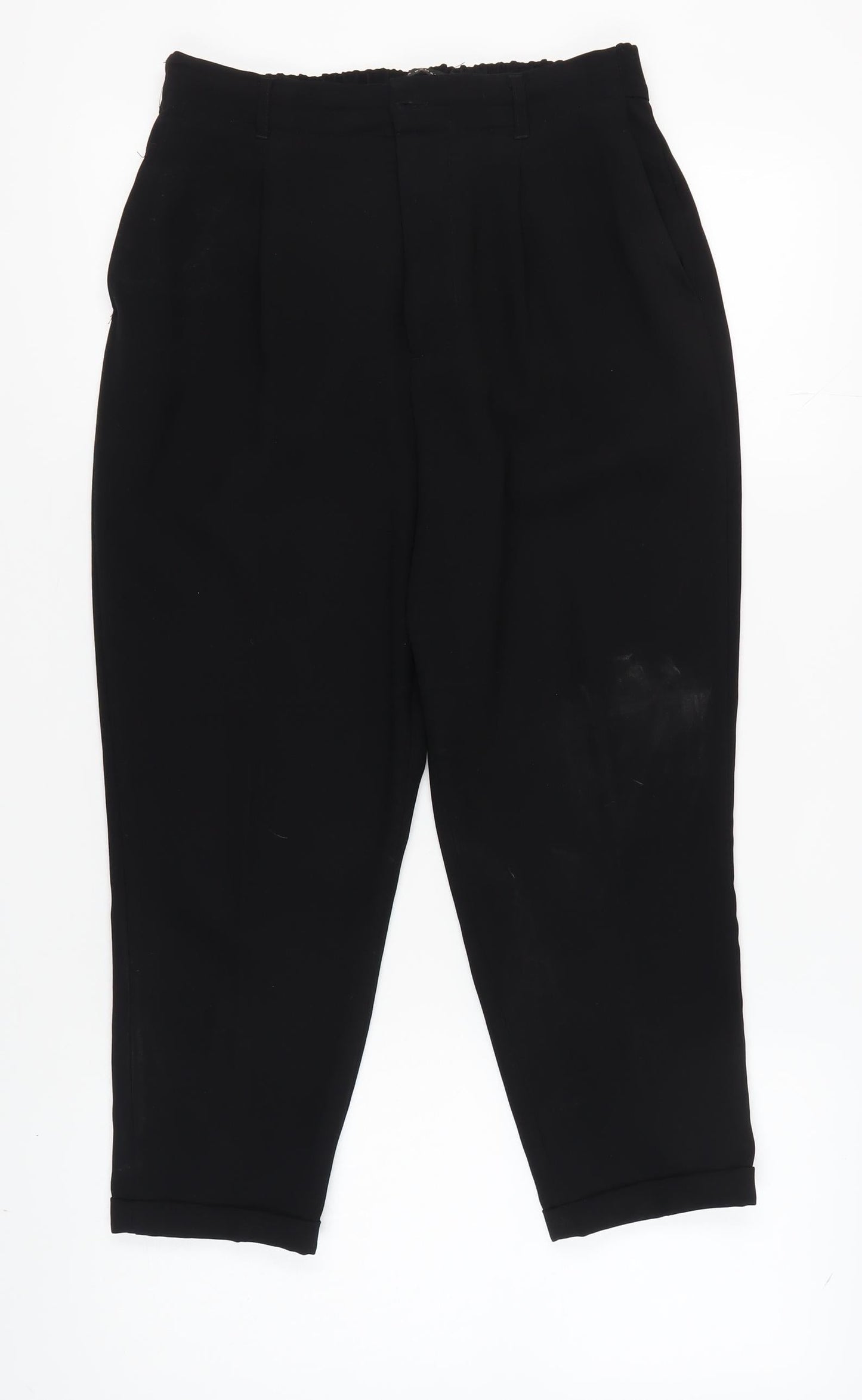 Womens UK Size M Zara   Black Trousers