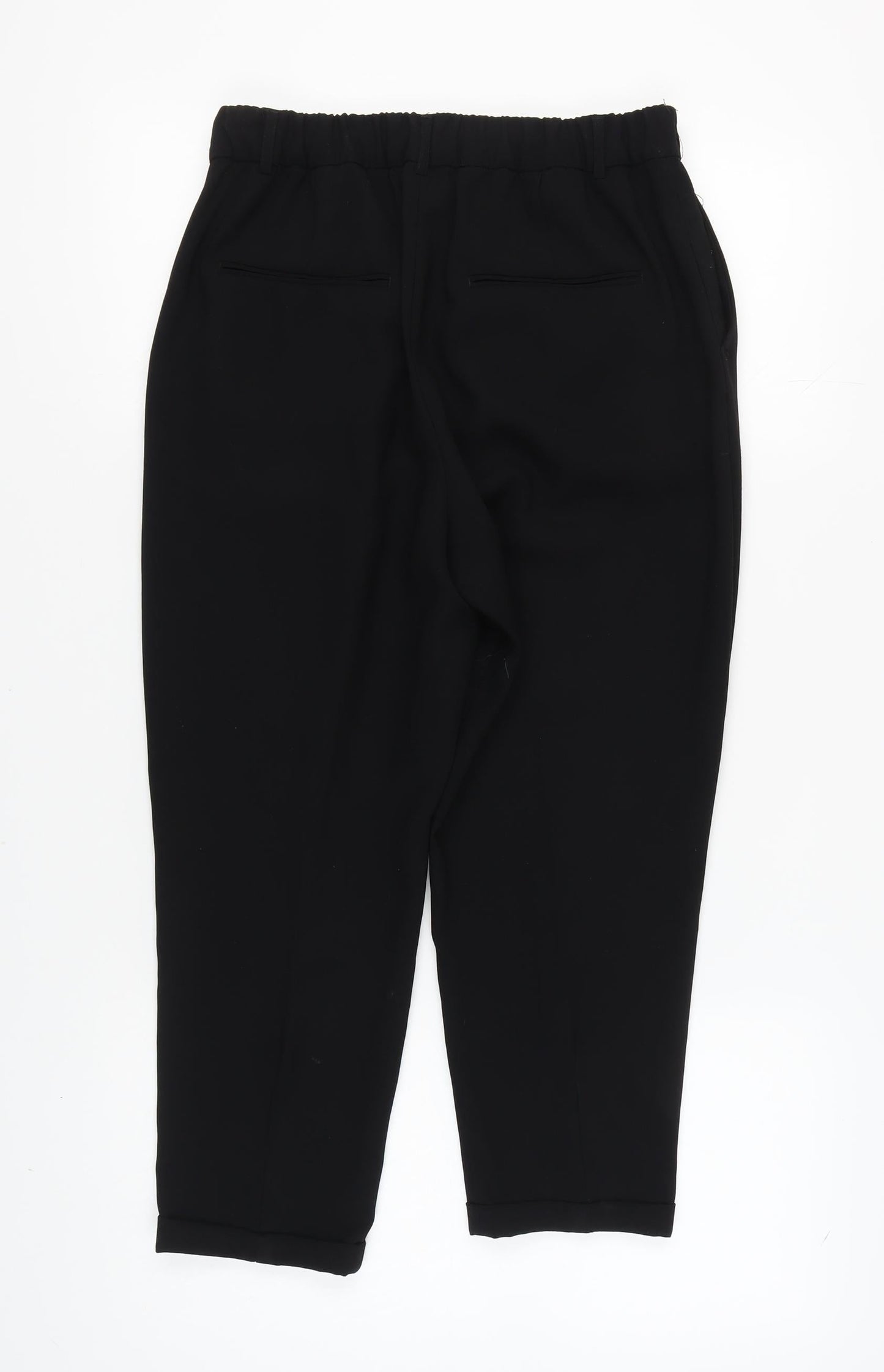 Womens UK Size M Zara   Black Trousers