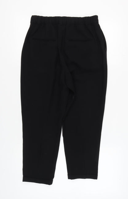Womens UK Size M Zara   Black Trousers