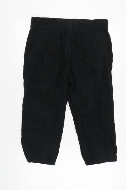 Womens UK Size 12 NEXT   Black Trousers