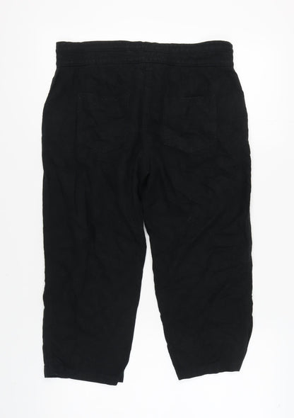 Womens UK Size 12 NEXT   Black Trousers
