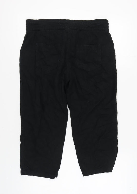 Womens UK Size 12 NEXT   Black Trousers