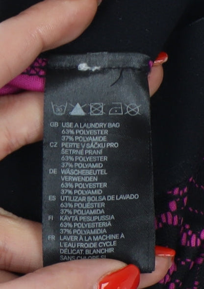 H&M Women's Pencil Skirt, Pink/Black, Size 10