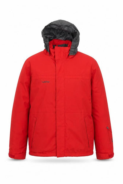 Mens UK Size S DECATHLON Red Puffer Jacket