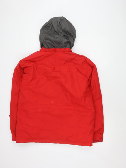 Mens UK Size S DECATHLON Red Puffer Jacket