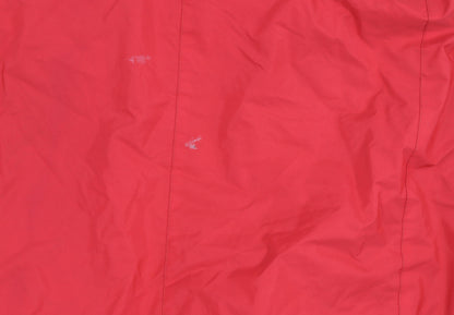 Mens UK Size S DECATHLON Red Puffer Jacket
