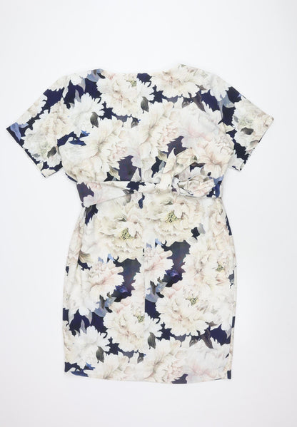 Phase Eight Women's Floral Knee-Length Sheath Dress, Size 14