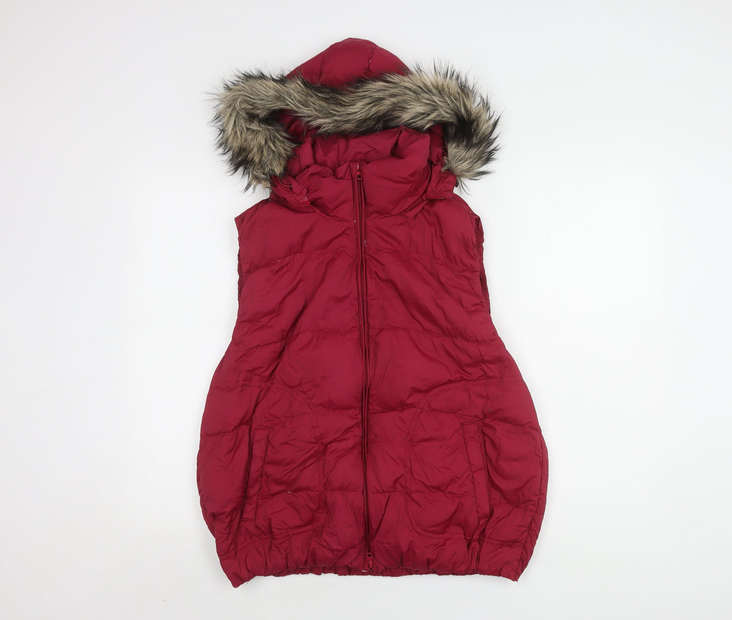 Womens UK Size XL Gap Red Puffer Jacket
