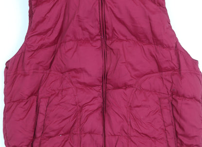 Womens UK Size XL Gap Red Puffer Jacket