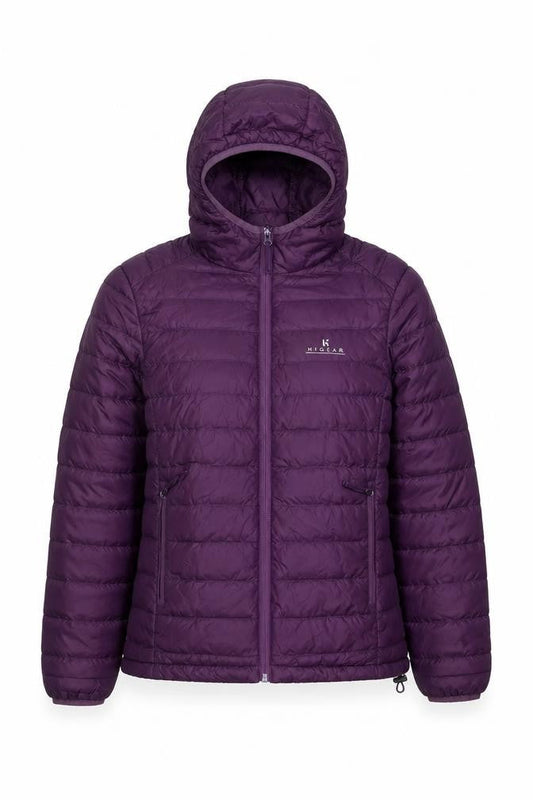 Womens UK Size 12 Hi Gear Purple Puffer Jacket