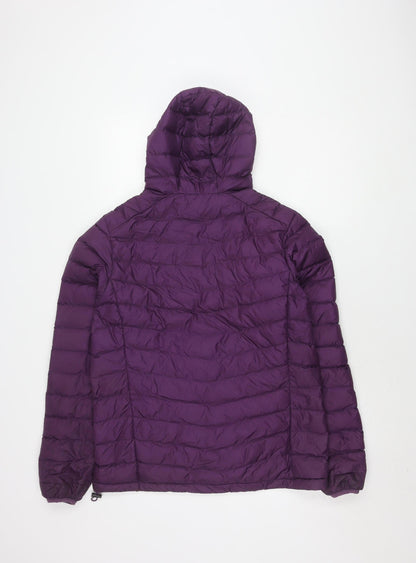Womens UK Size 12 Hi Gear Purple Puffer Jacket