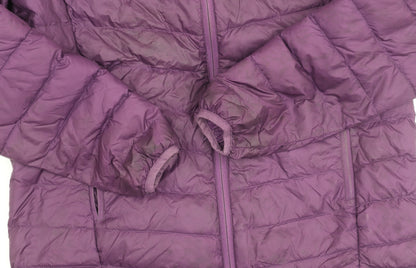 Womens UK Size 12 Hi Gear Purple Puffer Jacket