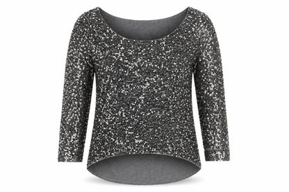 Womens UK Size M Oasis Grey Basic Blouse