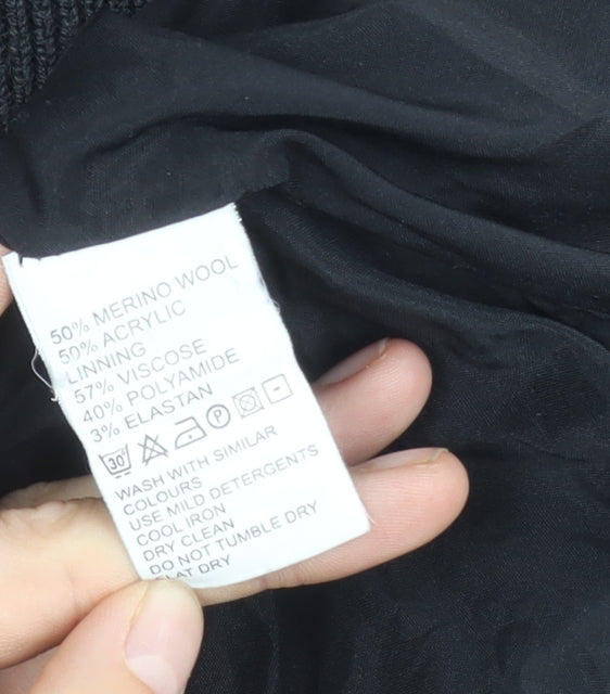 Oscar Jacobson Men's Black XL Pullover Jumper