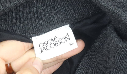 Oscar Jacobson Men's Black XL Pullover Jumper