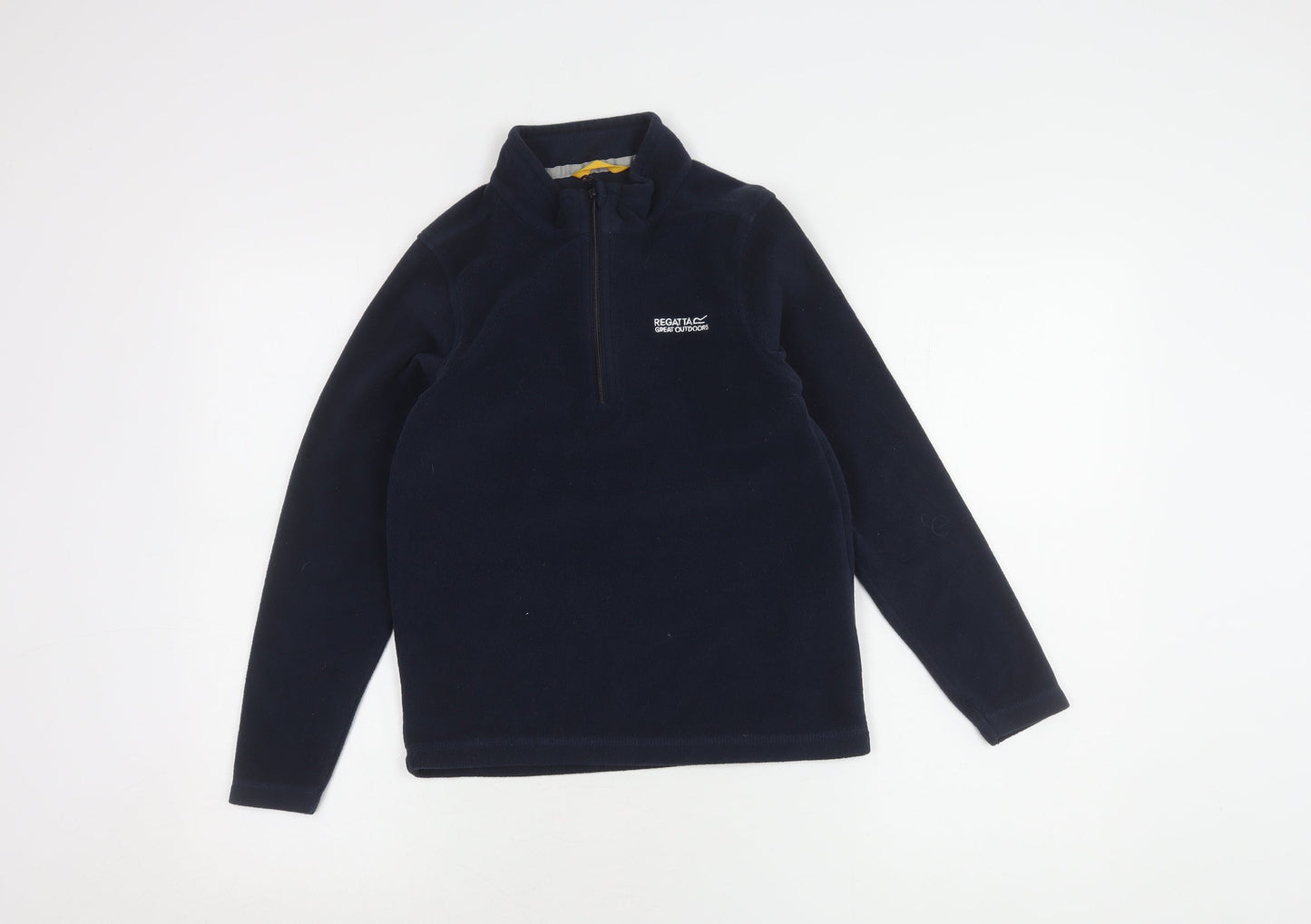 Regatta Boys Blue Fleece Sweatshirt, Size 13 Years, 1/4 Zip