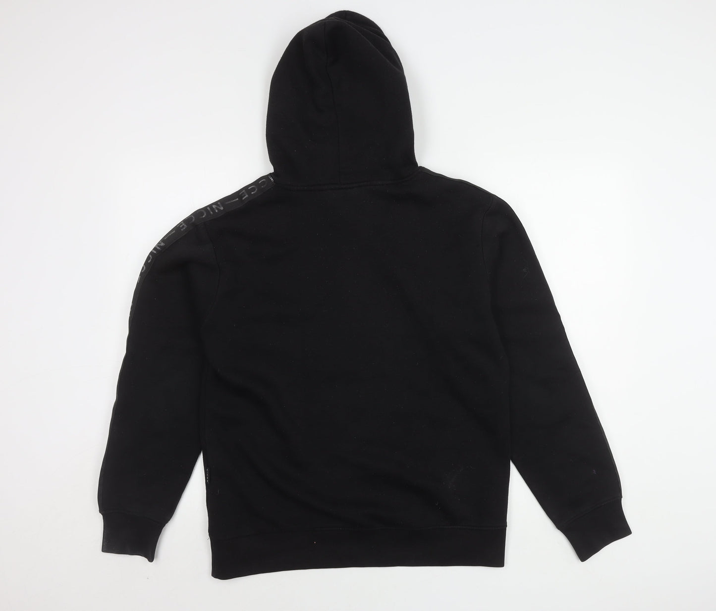 Mens UK Size S NICCE Black Pullover Hoodie