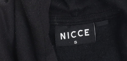 Mens UK Size S NICCE Black Pullover Hoodie