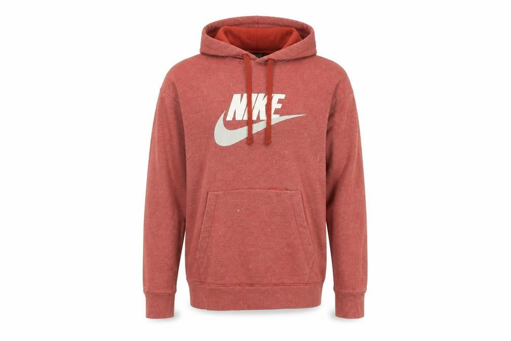 Mens UK Size M Nike Red Pullover Hoodie