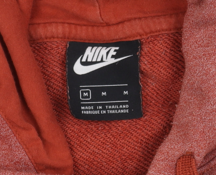 Mens UK Size M Nike Red Pullover Hoodie