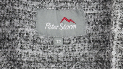 Peter Storm Grey Women's Boucle Sweatshirt, Size 12