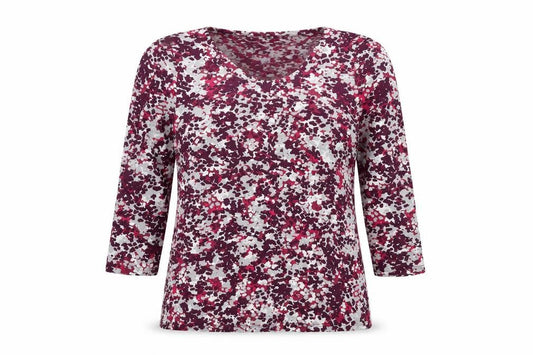 Womens UK Size 10 Eastex Multicoloured Basic T-Shirt