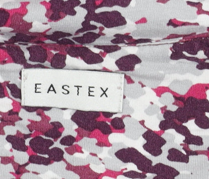 Womens UK Size 10 Eastex Multicoloured Basic T-Shirt