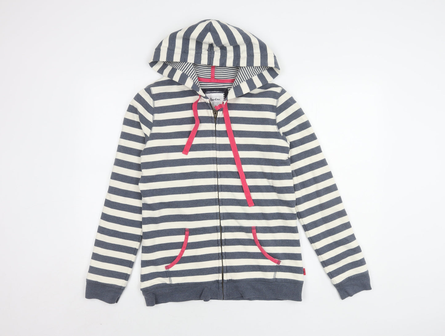 Boden Women's Striped Hooded Jacket, Size 12