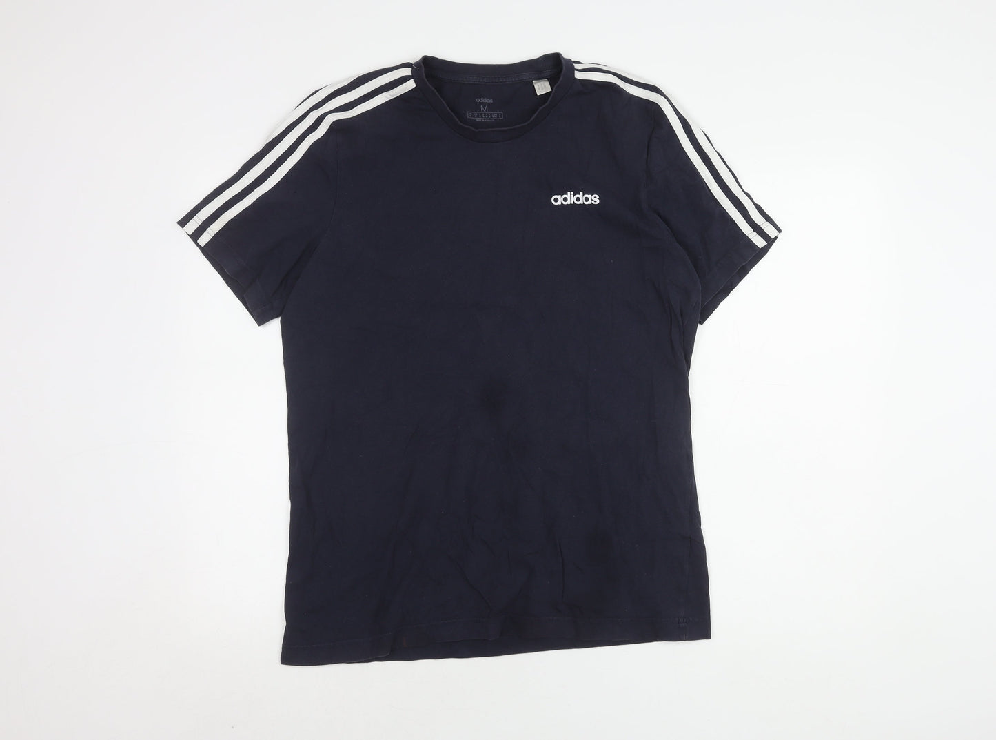Adidas Men's Blue Medium Crew Neck T-Shirt