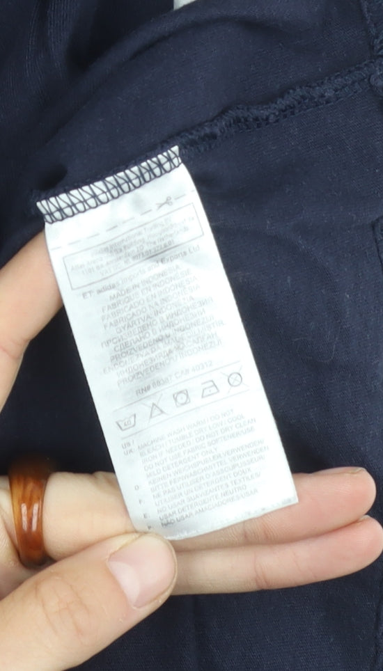 Adidas Men's Blue Medium Crew Neck T-Shirt