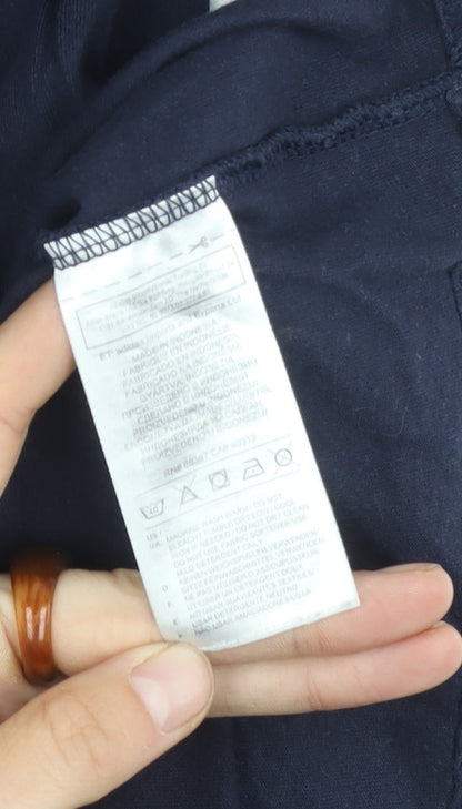 Adidas Men's Blue Medium Crew Neck T-Shirt