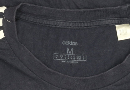 Adidas Men's Blue Medium Crew Neck T-Shirt