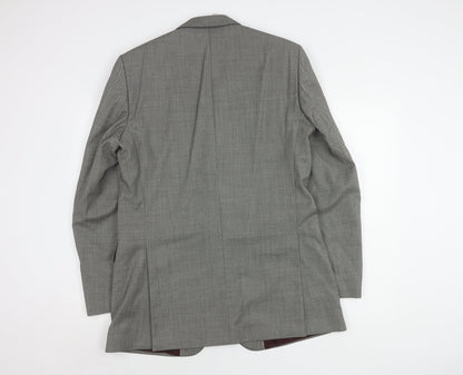 Mens UK Size 40 Chester Barrie Regular Grey Suit Jacket