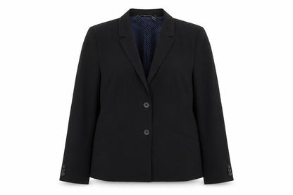 Jigsaw Women's Black Blazer UK 16 Polka Dot Lining