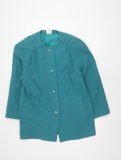 Womens UK Size 12 Eastex Green Basic Jacket Jacket